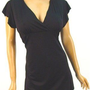 Misses Me Black Plus Size Women's Blouse 1XL